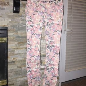 Miss Me Floral skinny jeans